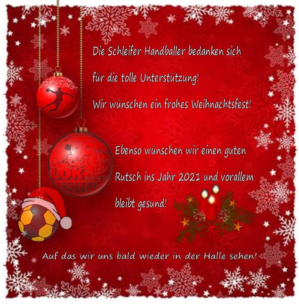 Frohes Weihnachtsfest und einen guten Rutsch in 2021