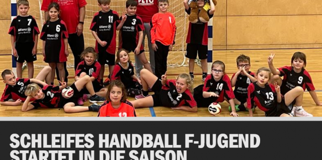 Schleifes F-Jugend startet in die Saison