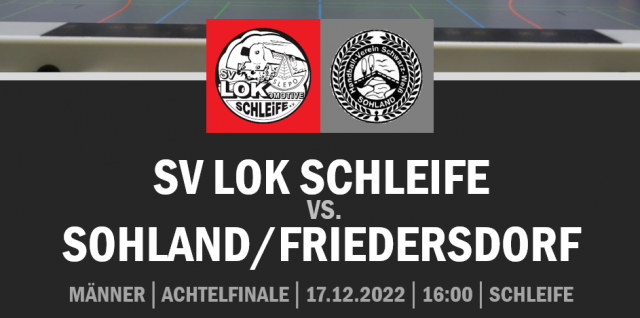 Im Pokal die Liganiederlage wieder gut machen!