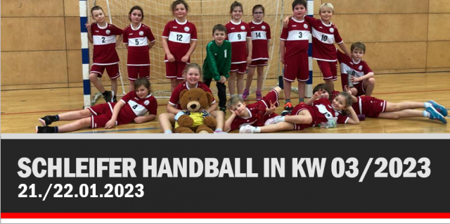 Schleifer Ergebnisse aus KW 03/2023