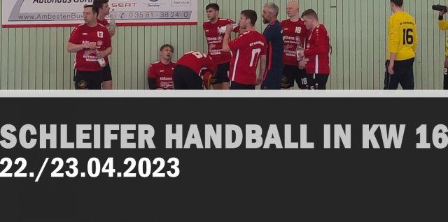 Schleifer Ergebnisse aus KW 16/2023