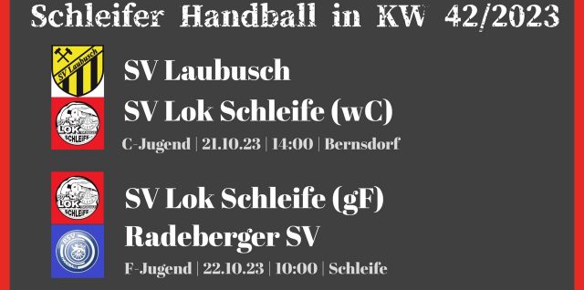 Ferienende = Handballstart, die Jugend greift wieder an