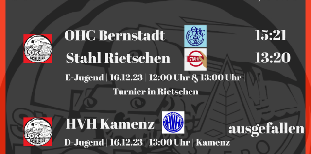 Letzten Spiele 2023 sind gespielt