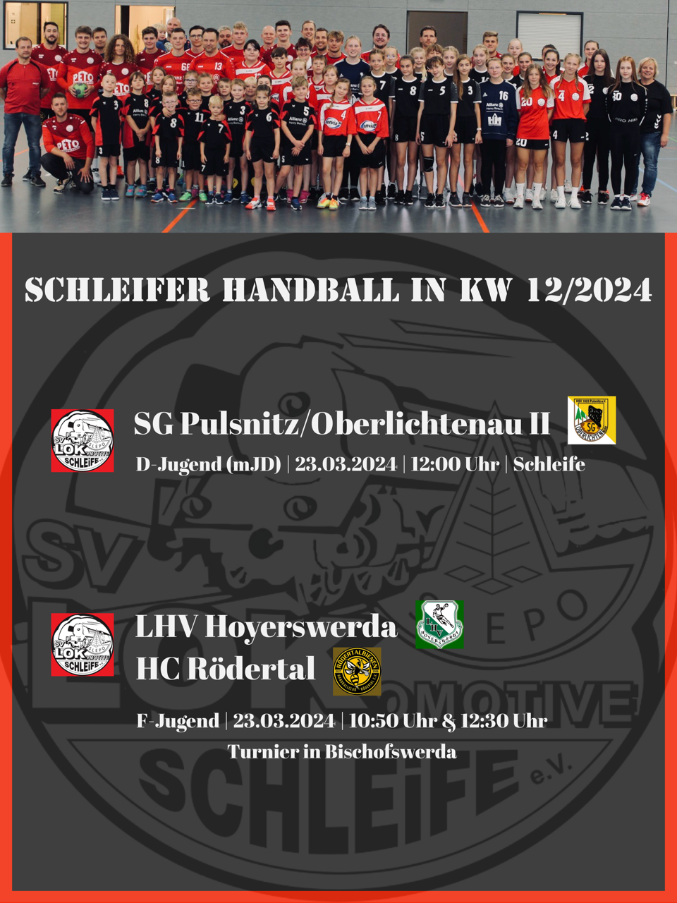Unsere Spiele am Wochenende 12/2024