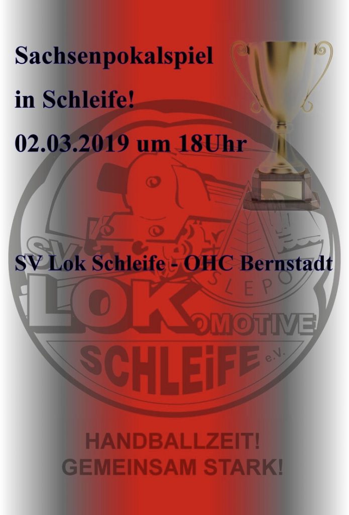 Pokalfieber bei den Handballern des SV Lok Schleife