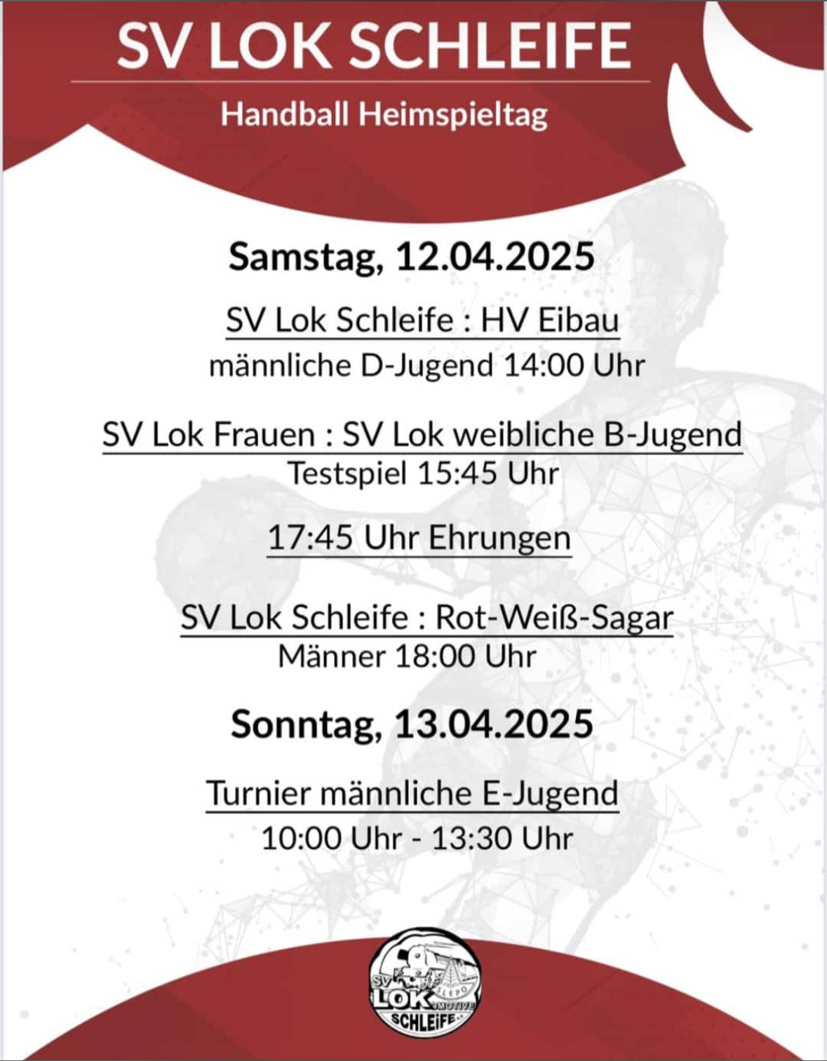 Letztes Heimspielwochenende 2024/2025