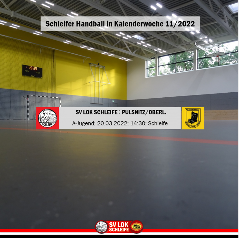 Schleifer Handball in Kalenderwoche 11/2022
