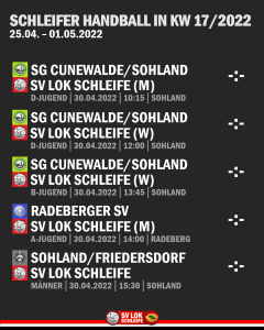 Schleifer Handball in KW 17/2022
