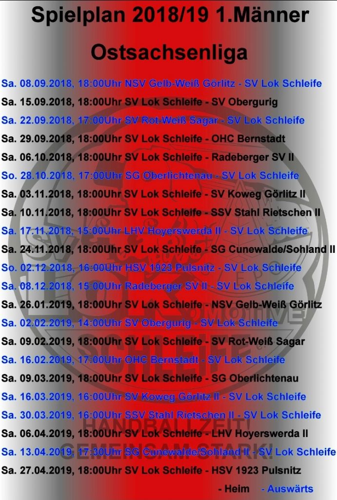 Saisonfahrplan ist da!