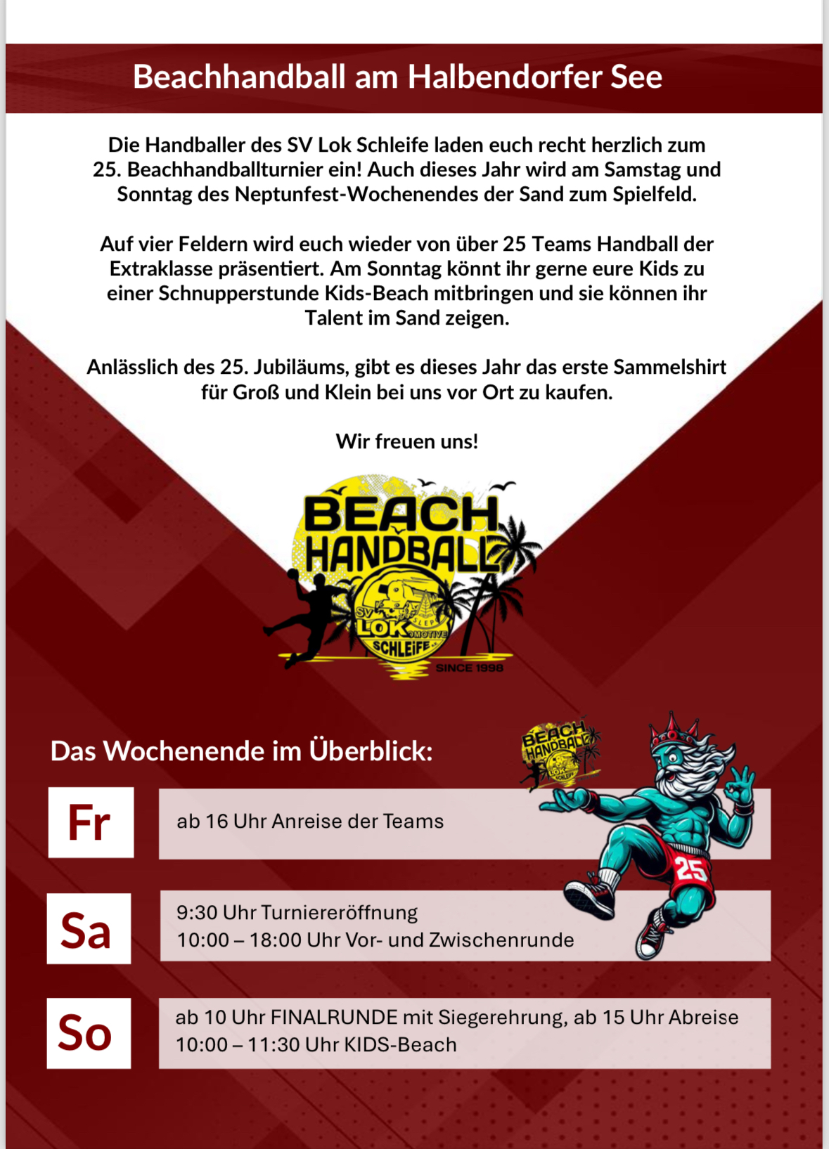 25. Beachhandballturnier zum Neptunfest Bild 2